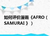 如何評價漫畫《AFRO（SAMURAI 》）