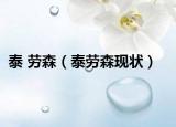 泰 勞森（泰勞森現(xiàn)狀）