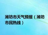 濰坊市天氣預報（濰坊市民熱線）