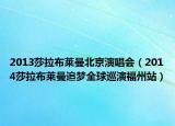 2013莎拉布萊曼北京演唱會(huì)（2014莎拉布萊曼追夢(mèng)全球巡演福州站）