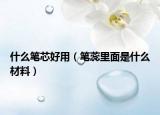 什么筆芯好用（筆蕊里面是什么材料）