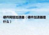 硬件網(wǎng)絡(luò)加速器（硬件加速器是什么）