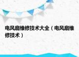電風扇維修技術大全（電風扇維修技術）
