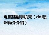 電鍍鐳射手機(jī)殼（ddl是啥簡(jiǎn)介介紹）