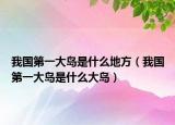 我國第一大島是什么地方（我國第一大島是什么大島）