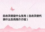 白衣天使是什么生肖（白衣天使代表什么生肖簡(jiǎn)介介紹）
