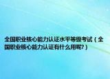 全國(guó)職業(yè)核心能力認(rèn)證水平等級(jí)考試（全國(guó)職業(yè)核心能力認(rèn)證有什么用呢?）