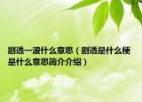 劇透一波什么意思（劇透是什么梗 是什么意思簡(jiǎn)介介紹）
