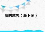 薝的意思（薝卜澗）