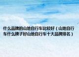 什么品牌的山地自行車比較好（山地自行車什么牌子好山地自行車十大品牌排名）