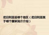 尼日利亞是哪個(gè)地區(qū)（尼日利亞屬于哪個(gè)國家簡介介紹）