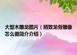 大型木雕龍圖片（精致龍骨雕像怎么做簡介介紹）