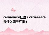 carmenere紅酒（carmenere是什么牌子紅酒）