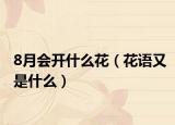 8月會開什么花（花語又是什么）
