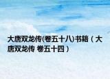 大唐雙龍傳(卷五十八)書(shū)籍（大唐雙龍傳 卷五十四）