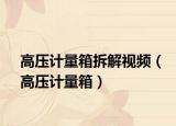高壓計(jì)量箱拆解視頻（高壓計(jì)量箱）