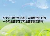 少女時代整容可以嗎（去哪整容的 聽說一個明星整容死了明星整容是真的嗎）