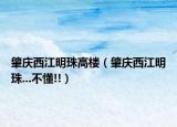 肇慶西江明珠高樓（肇慶西江明珠...不懂!!）