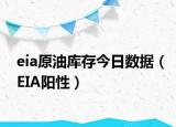 eia原油庫(kù)存今日數(shù)據(jù)（EIA陽(yáng)性）