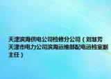 天津?yàn)I海供電公司檢修分公司（劉慧芳 天津市電力公司濱海運(yùn)維部配電運(yùn)檢室副主任）
