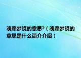 魂?duì)繅?mèng)繞的意思?（魂?duì)繅?mèng)繞的意思是什么簡(jiǎn)介介紹）
