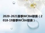 2020-2021賽季W(wǎng)CBA聯(lián)賽（2018-19賽季W(wǎng)CBA聯(lián)賽）