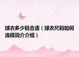 球衣多少碼合適（球衣尺碼如何選擇簡介介紹）