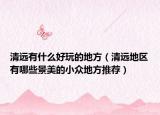 清遠(yuǎn)有什么好玩的地方（清遠(yuǎn)地區(qū)有哪些景美的小眾地方推薦）