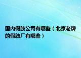 國(guó)內(nèi)假肢公司有哪些（北京老牌的假肢廠有哪些）