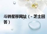 斗轉(zhuǎn)星移網(wǎng)址（- 芝士回答）