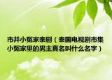 市井小冤家泰?。ㄌ﹪?guó)電視劇市集小冤家里的男主真名叫什么名字）