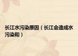 長江水污染原因（長江會造成水污染和）