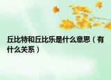 丘比特和丘比樂是什么意思（有什么關系）