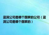 藍洞公司是哪個國家的公司（藍洞公司是哪個國家的）