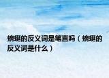 蜿蜒的反義詞是筆直嗎（蜿蜒的反義詞是什么）