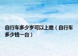 自行車多少歲可以上路（自行車多少錢一臺(tái)）