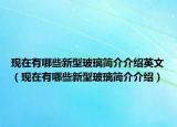 現在有哪些新型玻璃簡介介紹英文（現在有哪些新型玻璃簡介介紹）