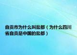 自貢市為什么叫鹽都（為什么四川省自貢是中國的鹽都）