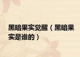 黑暗果實(shí)覺醒（黑暗果實(shí)是誰的）