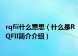 rqfii什么意思（什么是RQFII簡(jiǎn)介介紹）