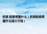 折磨 的意思是什么（折磨的意思是什么簡介介紹）