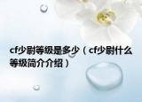 cf少尉等級(jí)是多少（cf少尉什么等級(jí)簡(jiǎn)介介紹）