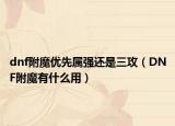 dnf附魔優(yōu)先屬?gòu)?qiáng)還是三攻（DNF附魔有什么用）