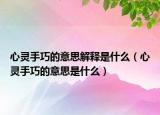心靈手巧的意思解釋是什么（心靈手巧的意思是什么）