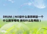 DRUM（NO是什么意思啊是一個什么數(shù)字號嗎 類似什么批號的）