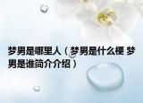 夢男是哪里人（夢男是什么梗 夢男是誰簡介介紹）