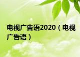 電視廣告語2020（電視廣告語）