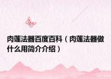 肉蓮法器百度百科（肉蓮法器做什么用簡介介紹）