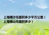 上海橫沙島面積多少平方公里（上海橫山島面積多少）