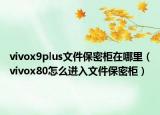 vivox9plus文件保密柜在哪里（vivox80怎么進入文件保密柜）